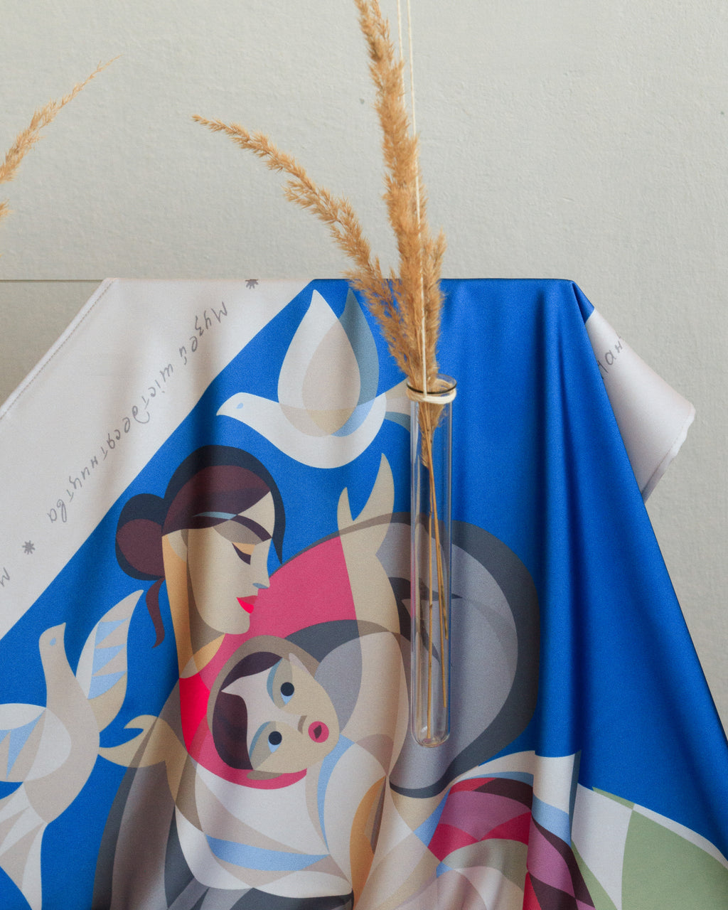 Scarf "Into the world"