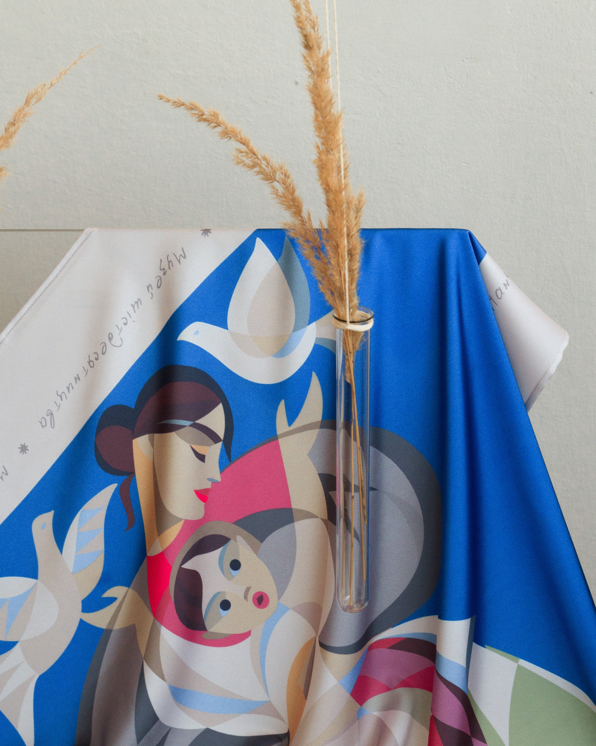 Scarf "Into the world"