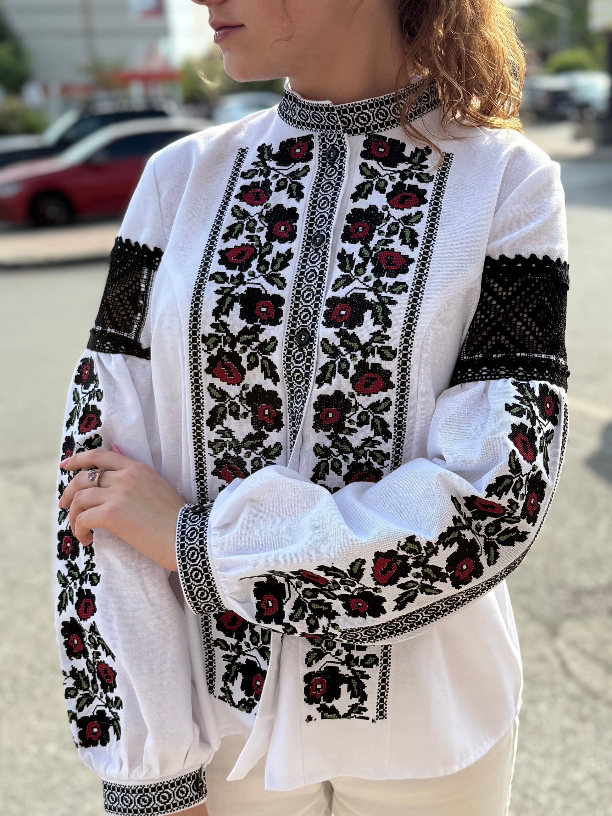 Elegant Embroidered Shirt (Women’s) – Ukrainian Vyshyvanka