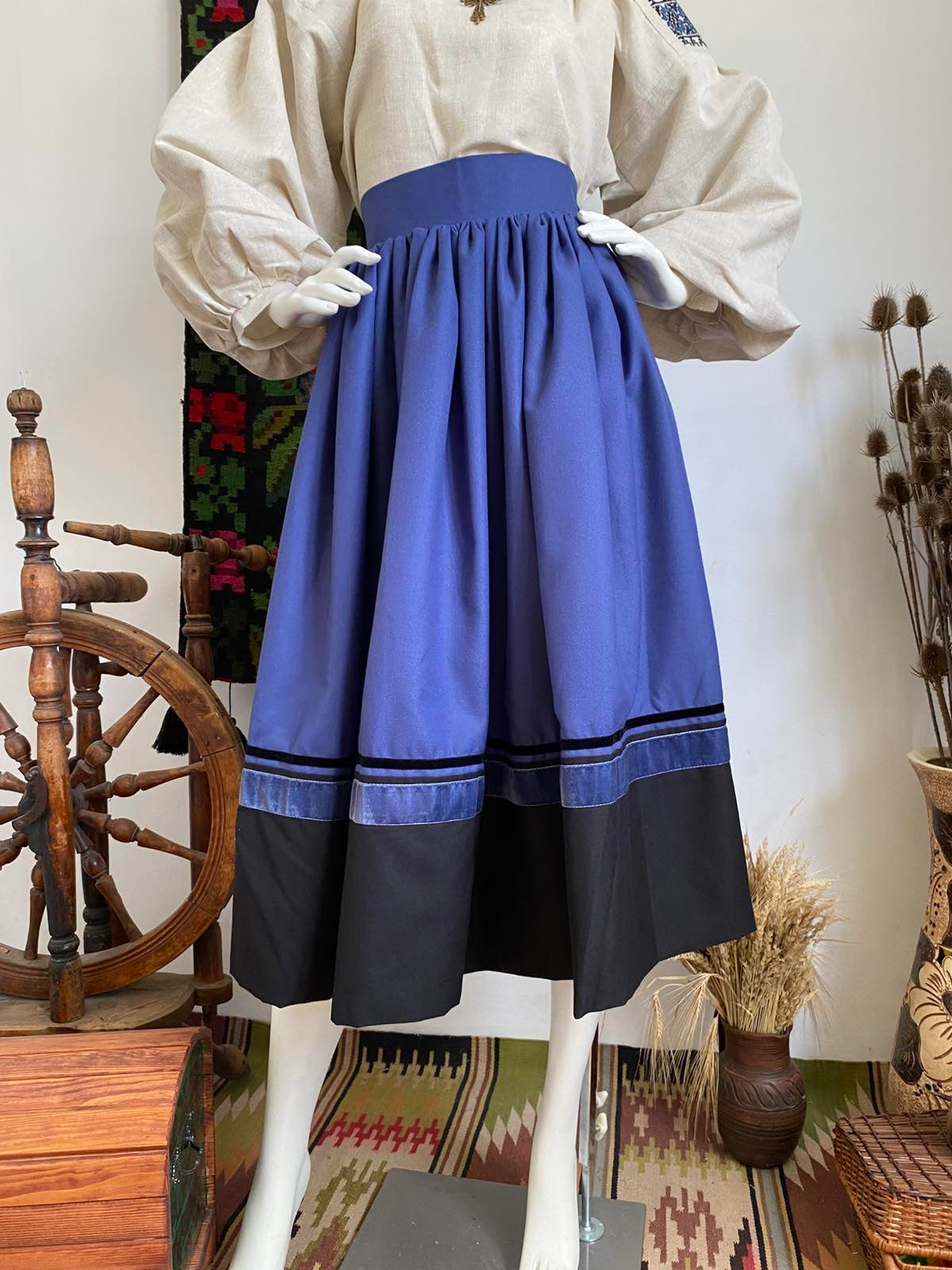 Traditional Ukrainian Women’s Midi Skirt