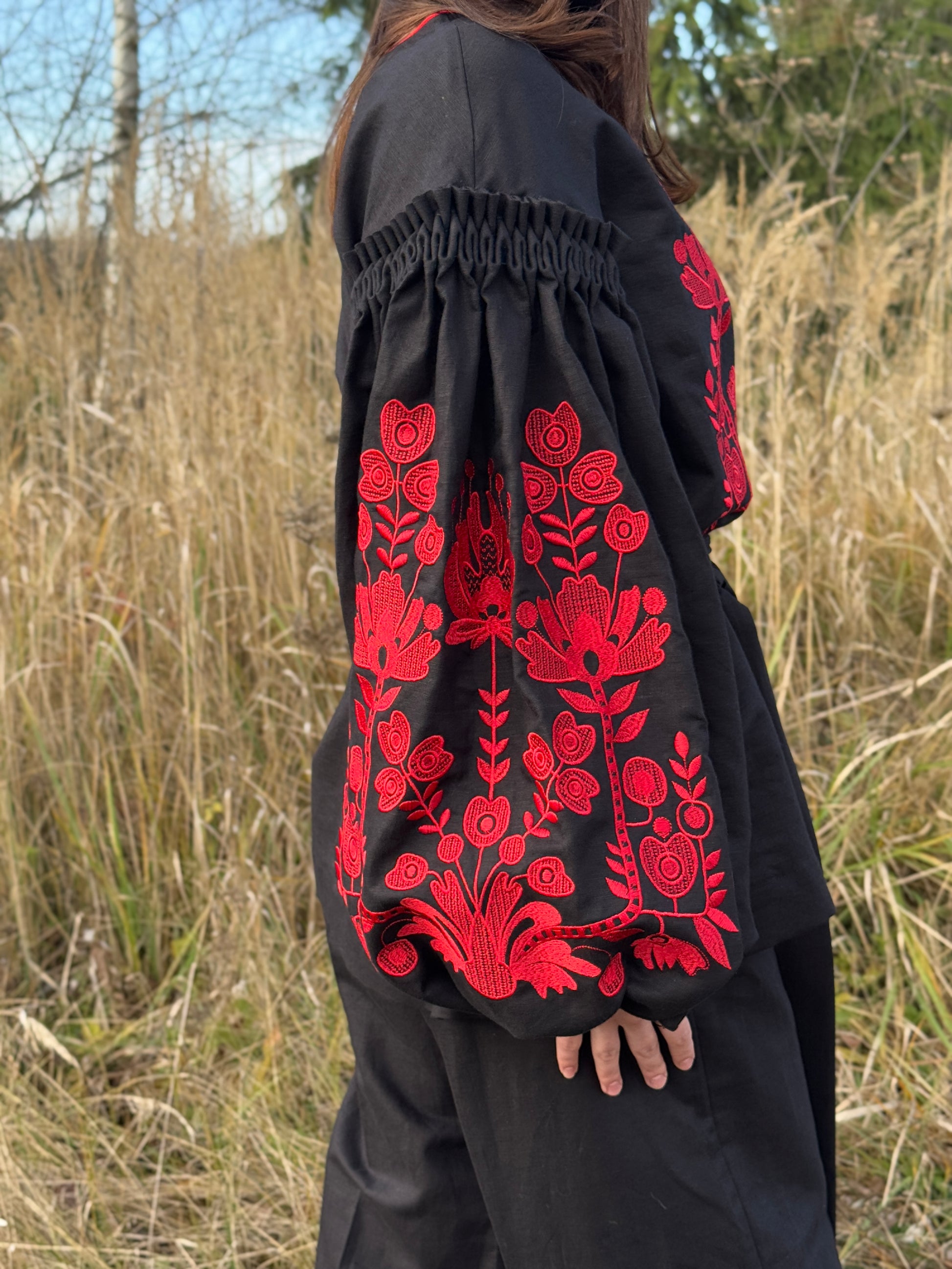 Women’s Embroidered Blouse “Ancient Motifs”