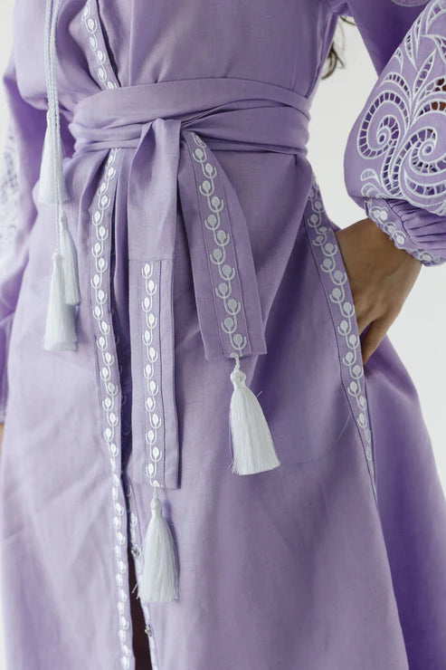 Oscar dress purple