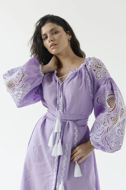 Oscar dress purple