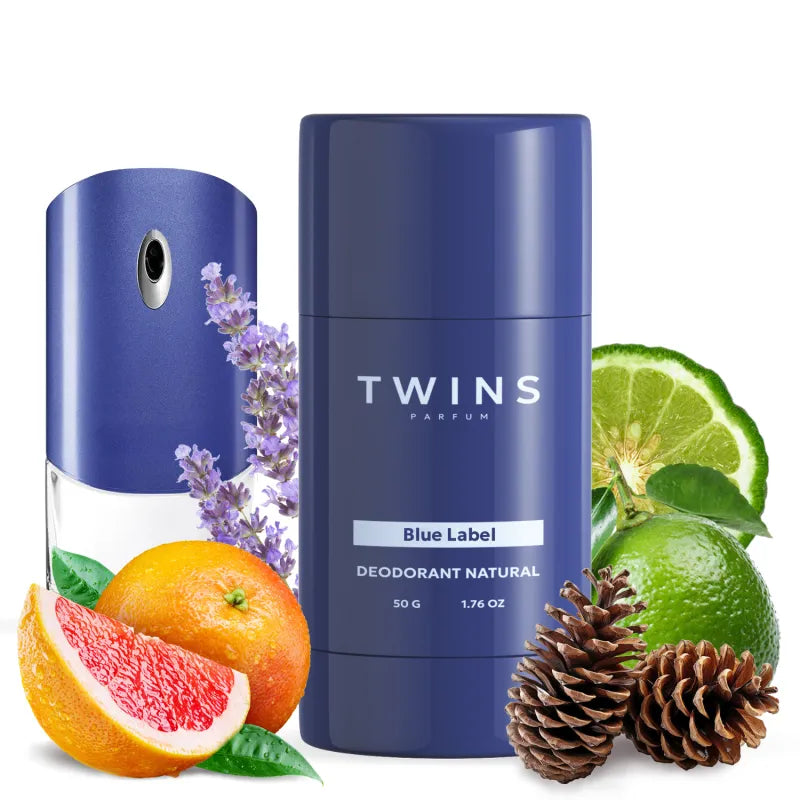 TWINS Blue Label Deodorant – Refined, Energizing & Unmistakably Masculine