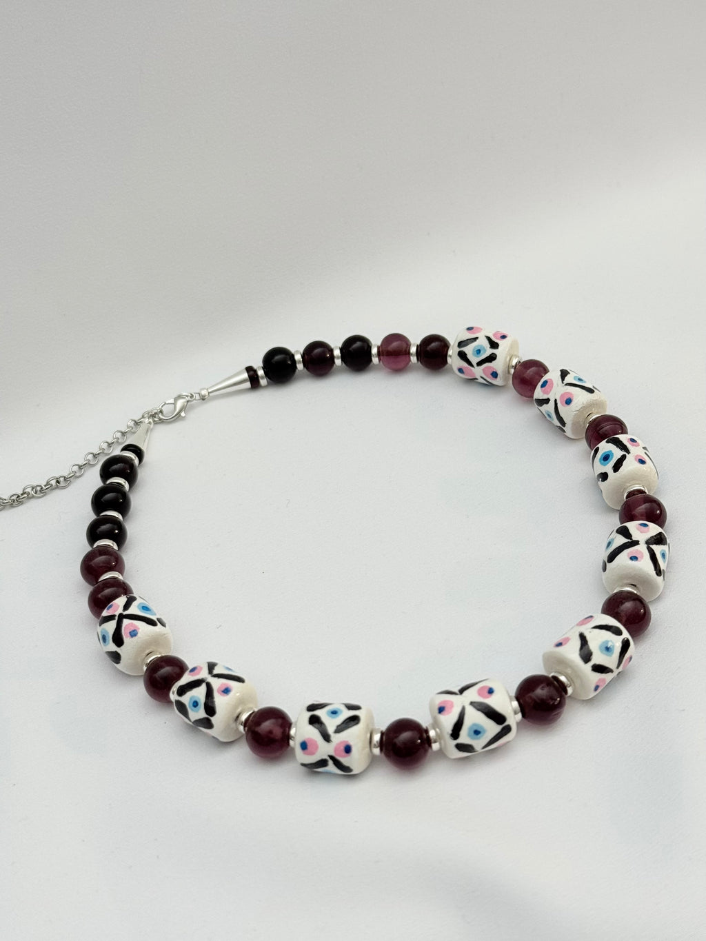 Purple Necklace 2-in-1 | Single-Strand + Multi-Strand