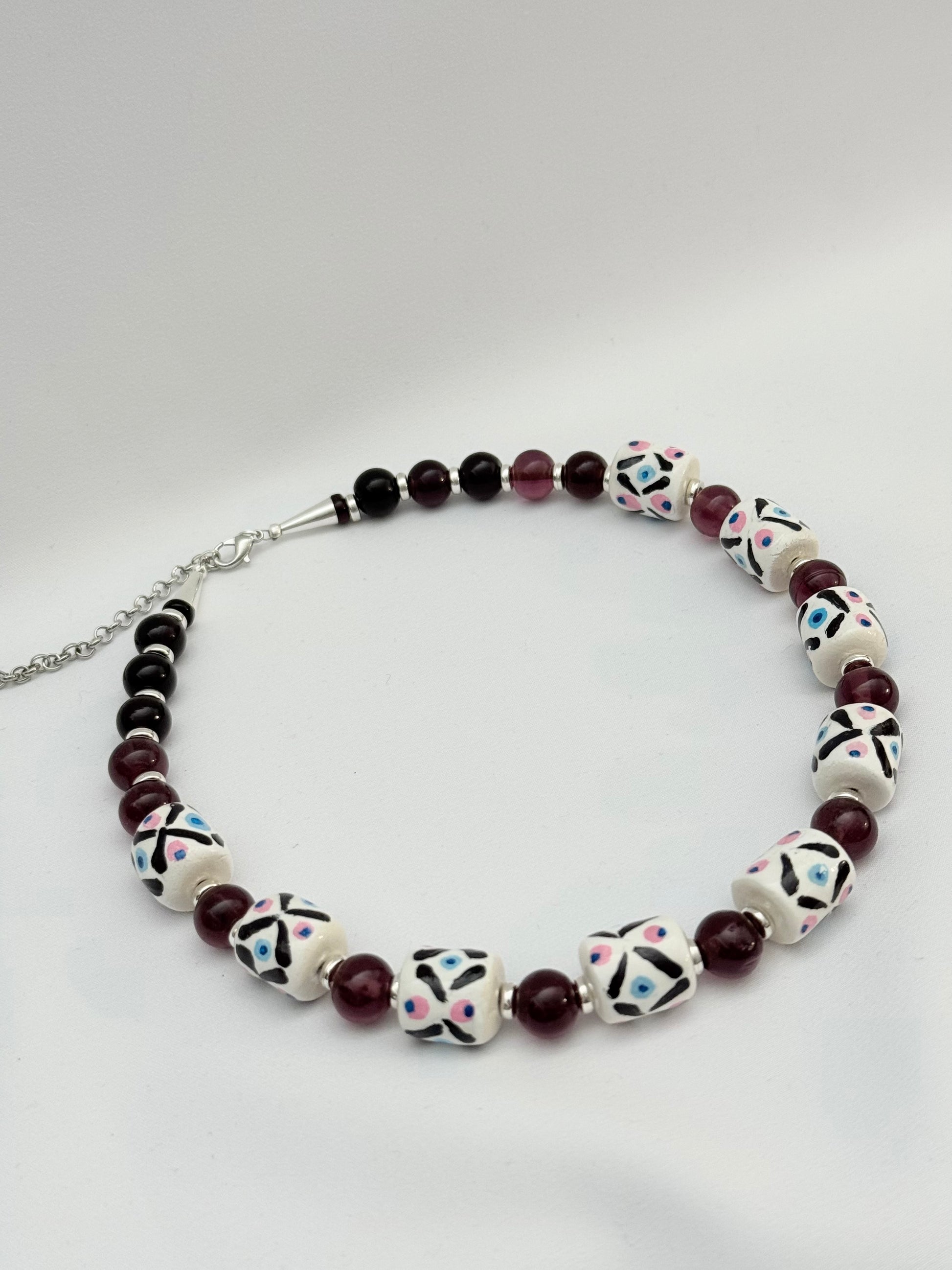 Purple Necklace 2-in-1 | Single-Strand + Multi-Strand