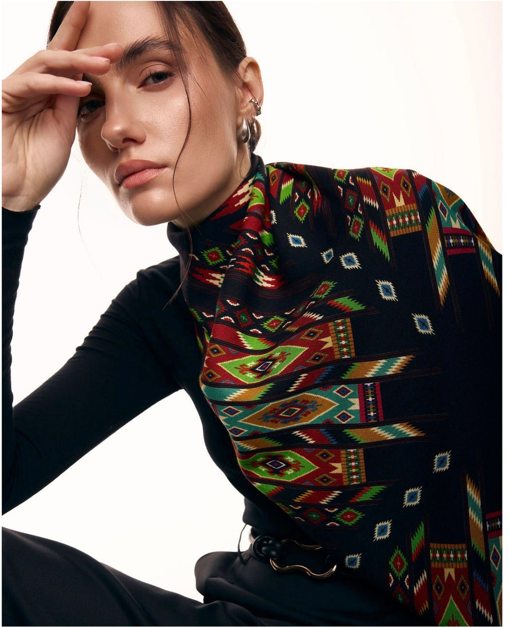 “Kaleidoscope” Wool Scarf