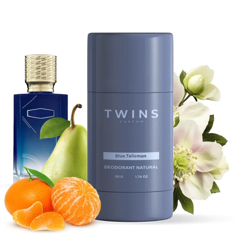TWINS Blue Talisman Deodorant – Clean, Calm & Subtly Mysterious (Unisex)