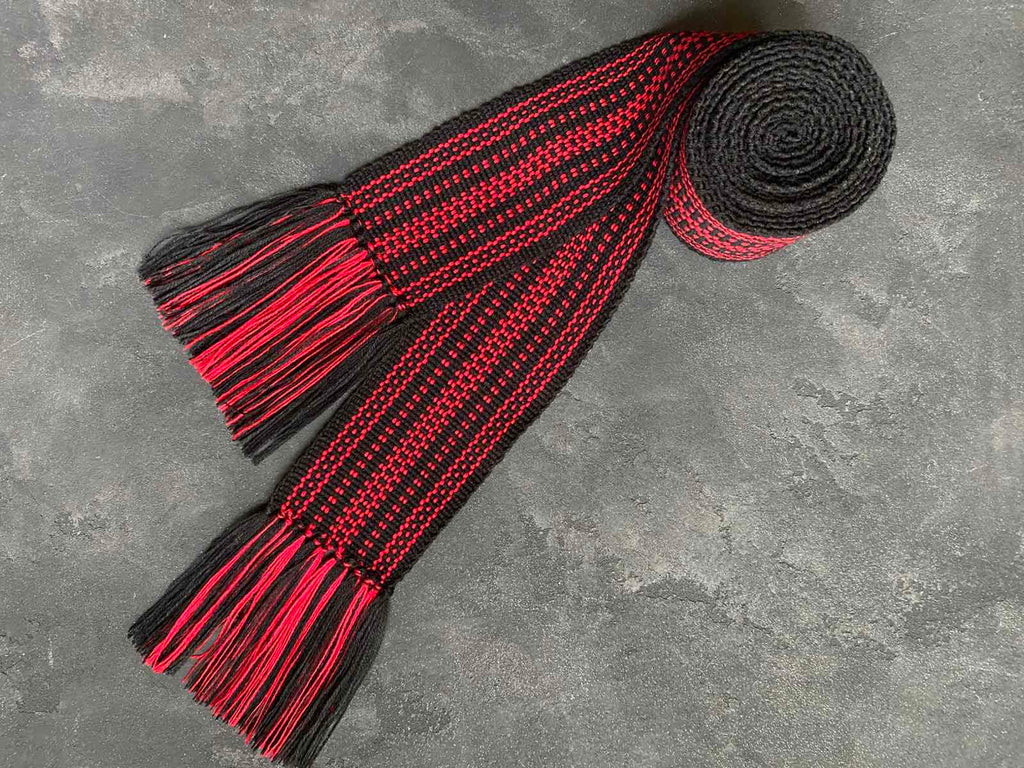 Traditional Women’s Ukrainian Kraika With Red dark Tassels