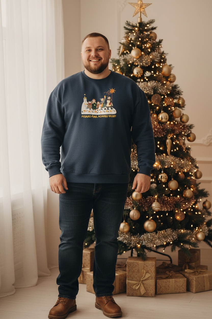 Christmas Unisex Sweatshirt With Fun Holiday Print