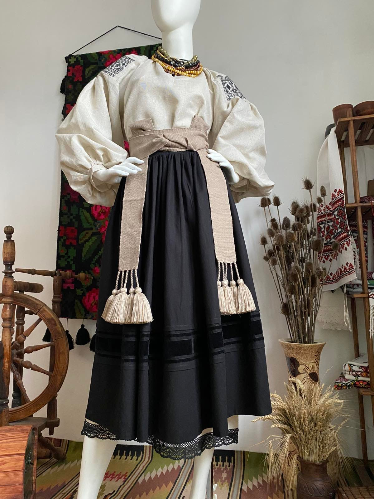 Traditional Ukrainian Women’s Midi Skirt