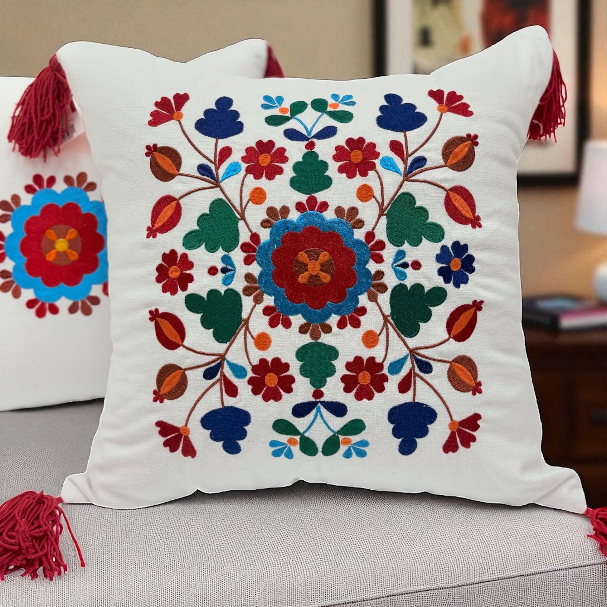Pillow Yavorivska 50*50 "Quadroangular" (pillowcase)