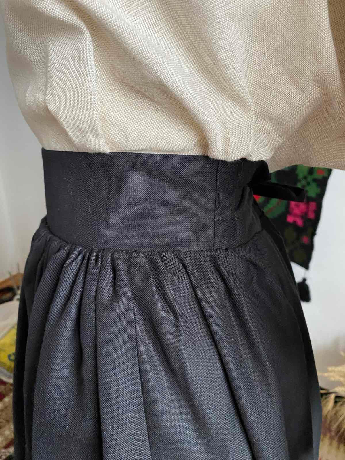 Plus Size Traditional Ukrainian Women’s Midi Skirt