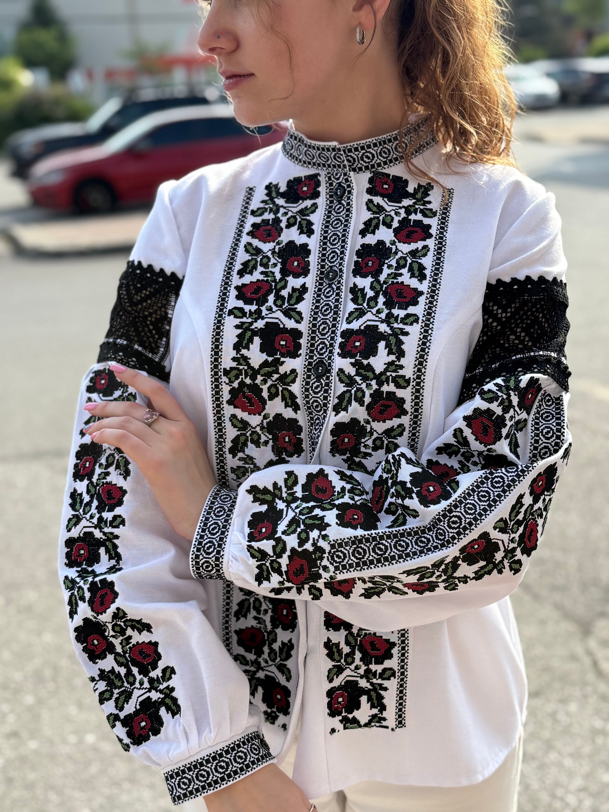 Elegant Embroidered Shirt (Women’s) – Ukrainian Vyshyvanka