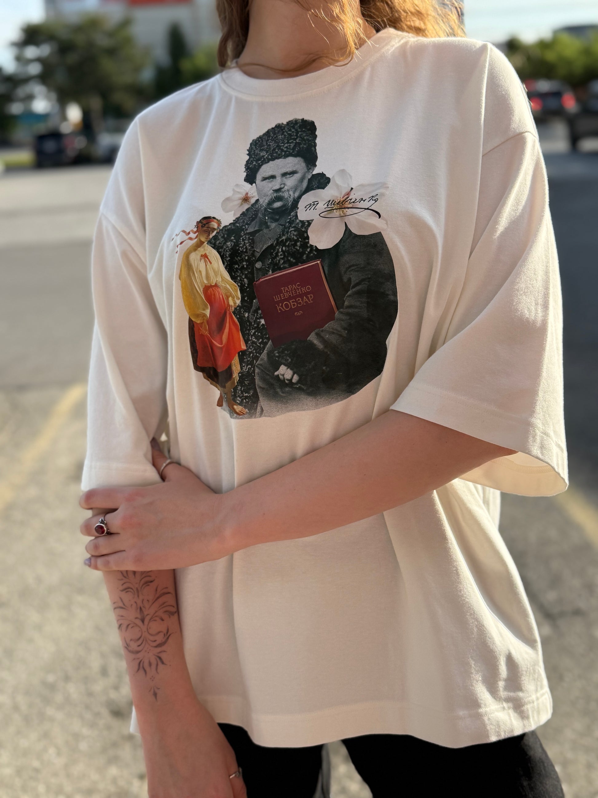 Unisex T-shirt with Taras Shevchenko Print