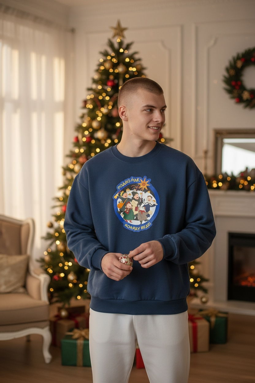 Christmas Unisex Sweatshirt With Fun Holiday Print