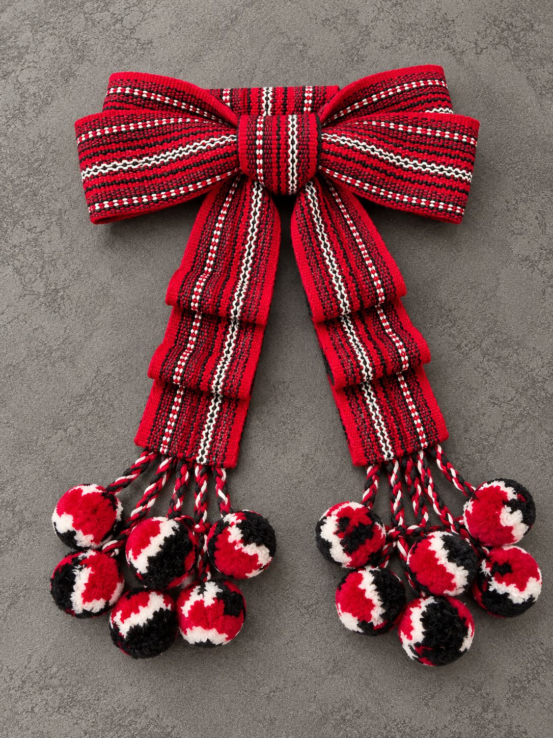 Traditional Women’s Ukrainian Kraika with Tassels Red And White Colours
