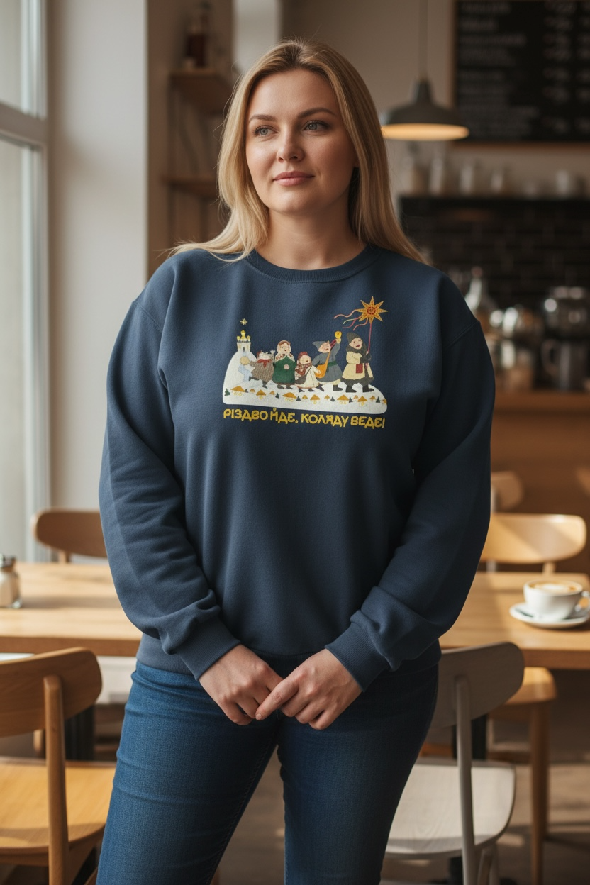 Christmas Unisex Sweatshirt With Fun Holiday Print