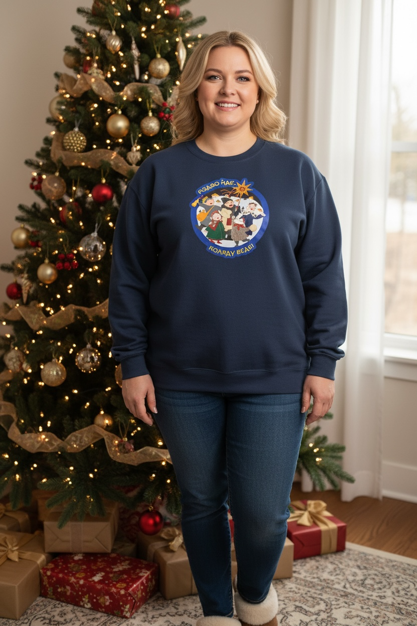 Christmas Unisex Sweatshirt With Fun Holiday Print