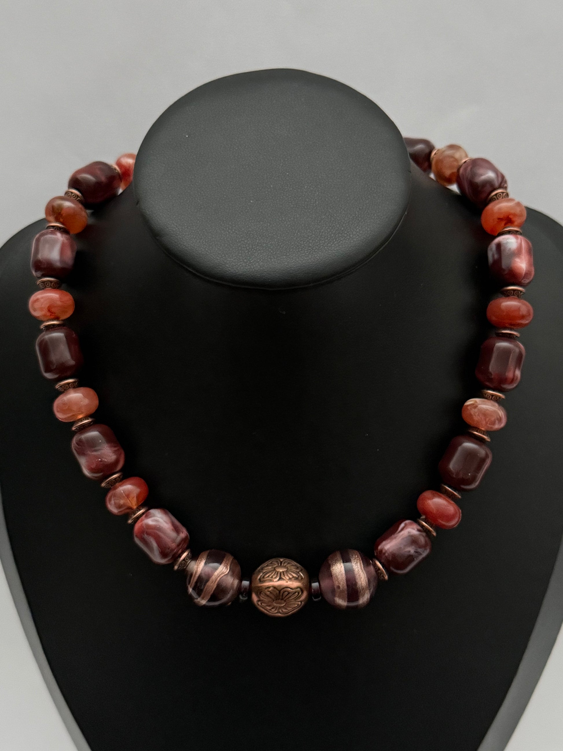 Elegant Venetian-Style Necklace | Single Strand