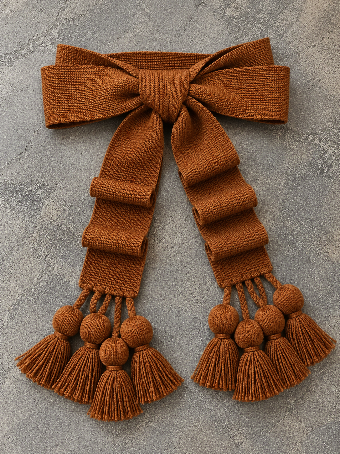 Traditional Women’s Ukrainian Kraika with Tassels Brown Colour
