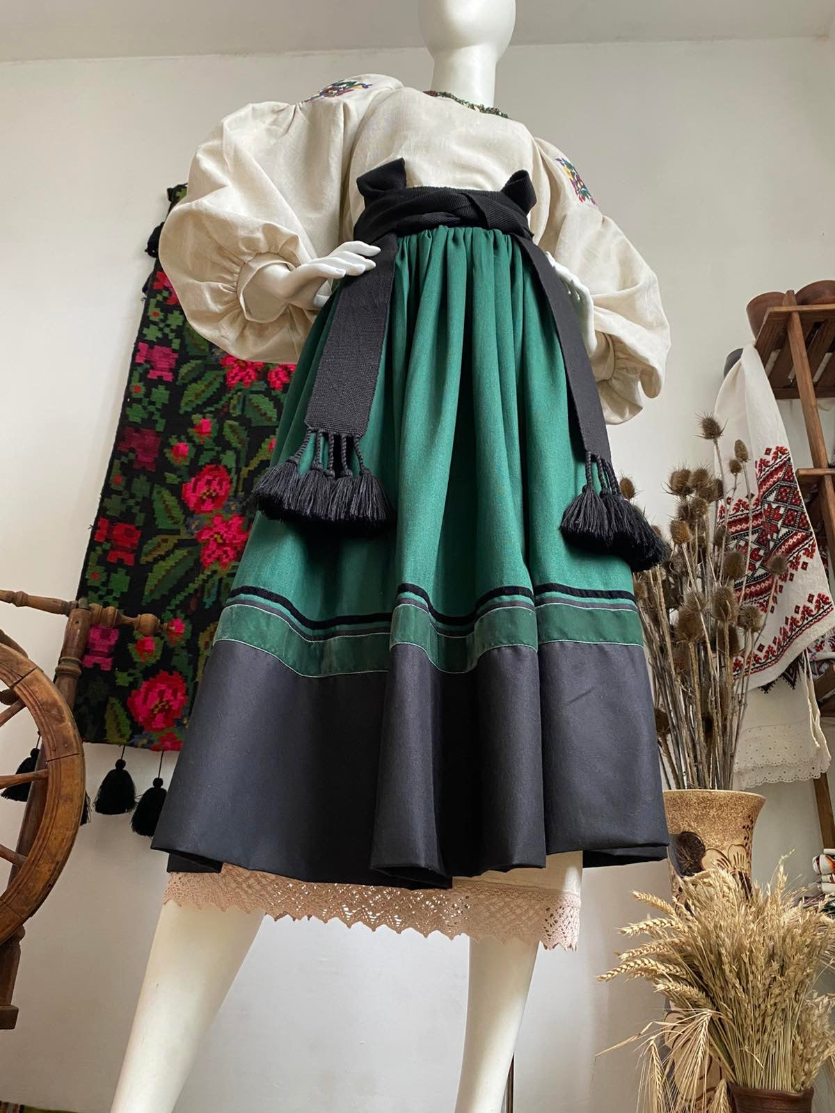 Traditional Ukrainian Women’s Midi Skirt