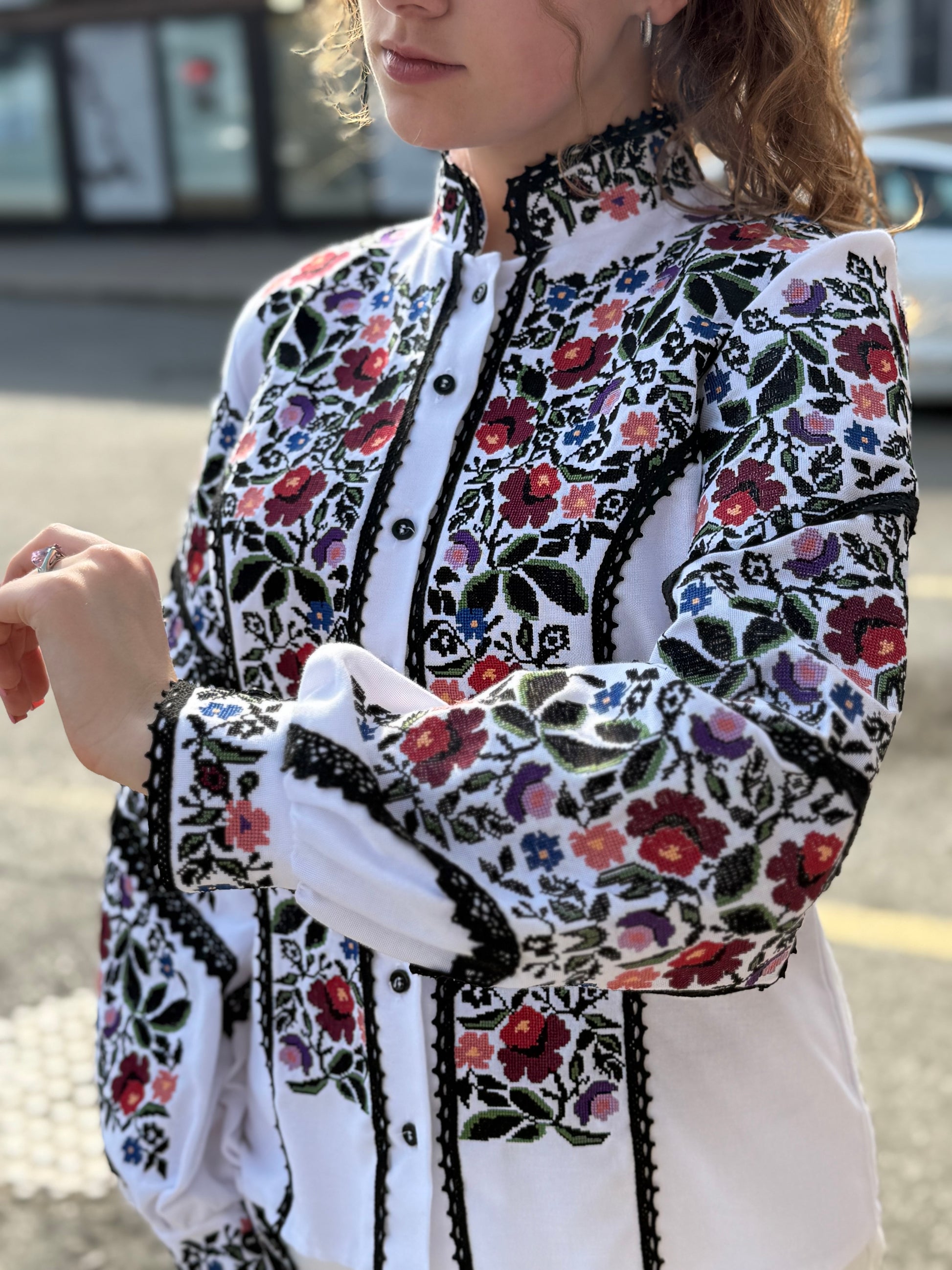 Women’s Embroidered Blouse "Ruzhi" – Ukrainian Vyshyvanka