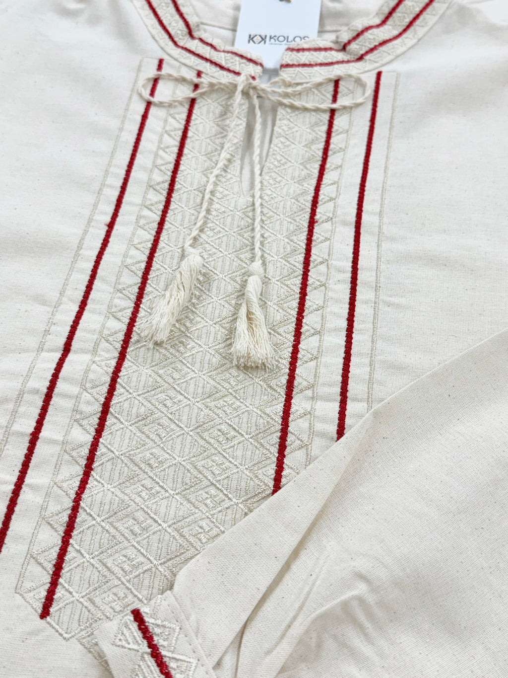 Men’s Linen Shirt with Embroidery