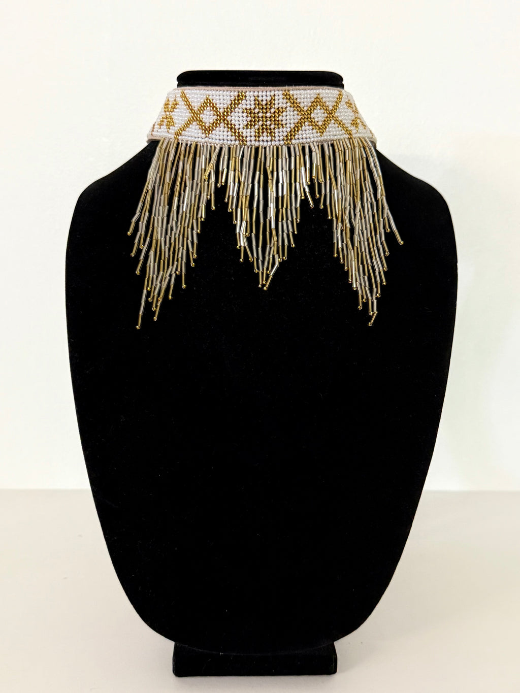 Borshchiv-Inspired Beaded Necklace