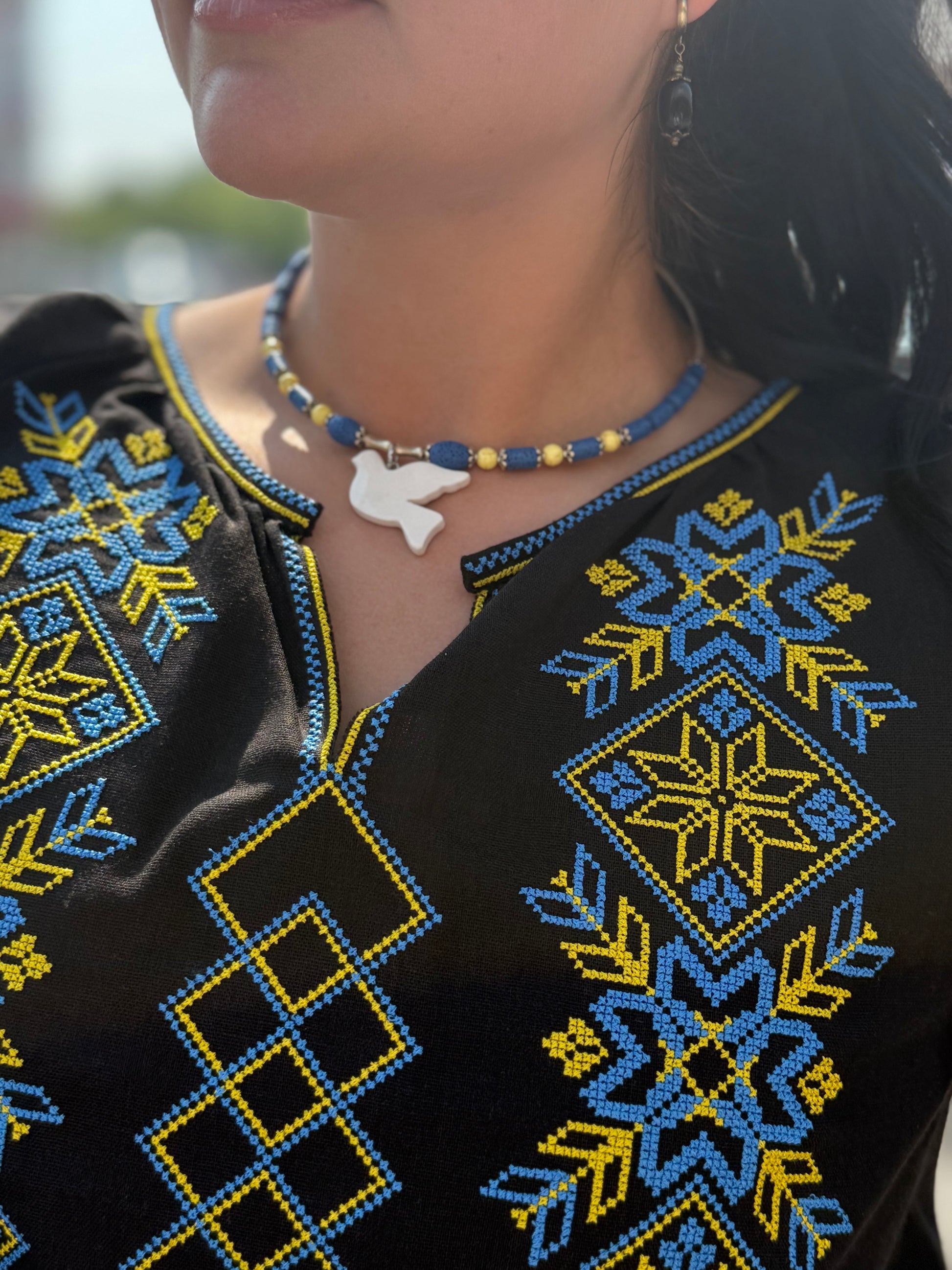 Women’s Vyshyvanka Cotton Long Sleeve In Ukrainian Traditions