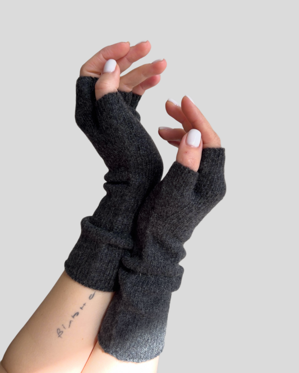 Merino Wool And Cashmere Mittens