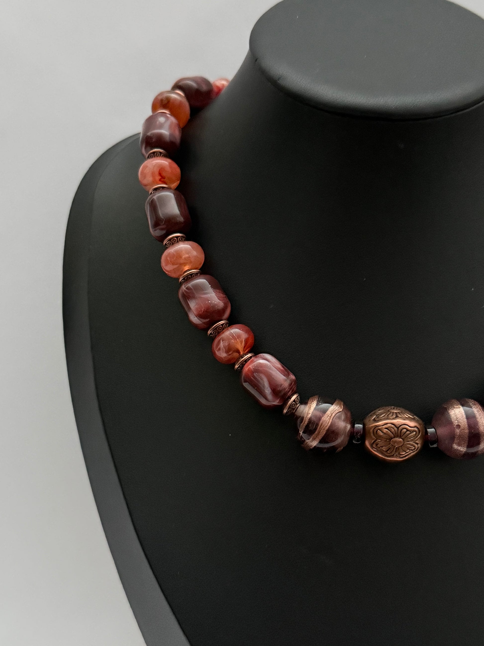Elegant Venetian-Style Necklace | Single Strand