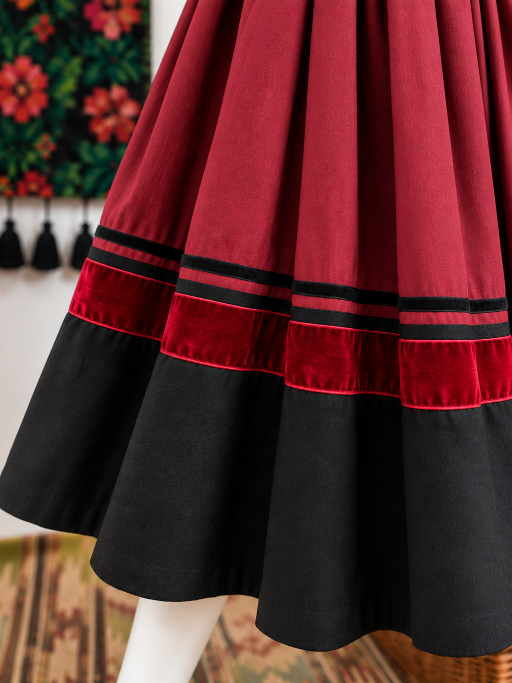 Traditional Ukrainian Women’s Midi Skirt