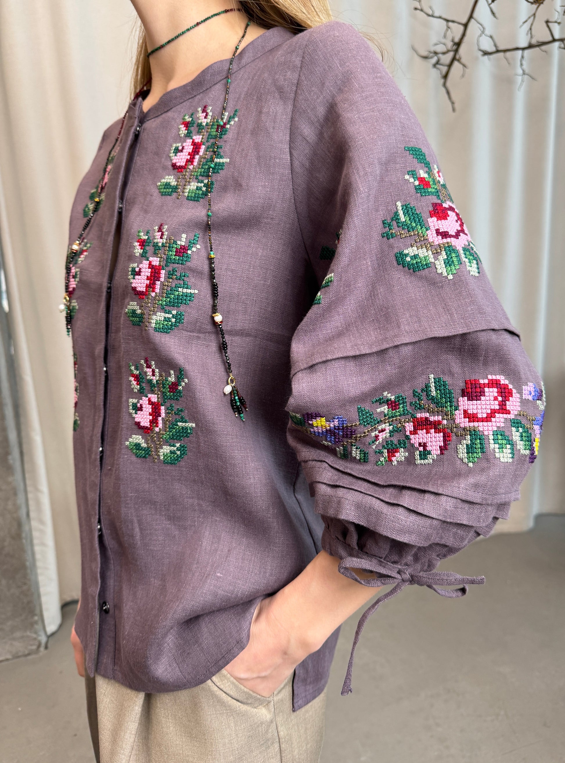 Blouse "Pavla" Lavender