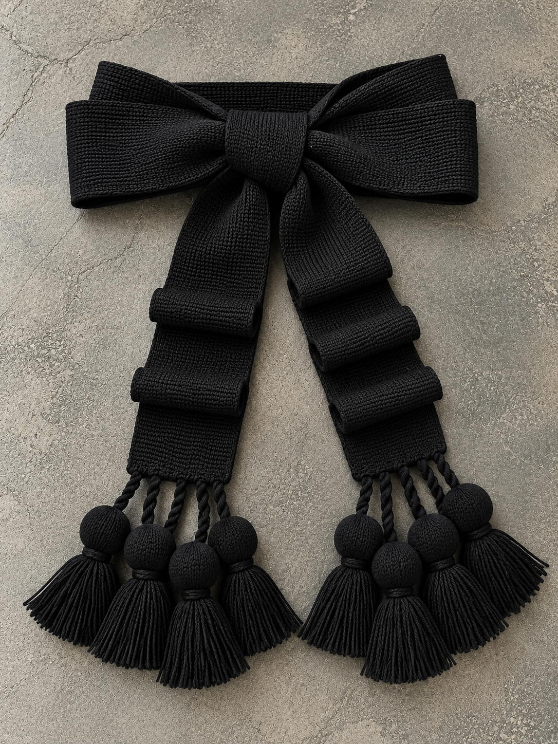 Traditional Women’s Ukrainian Kraika with Tassels  Black Colour