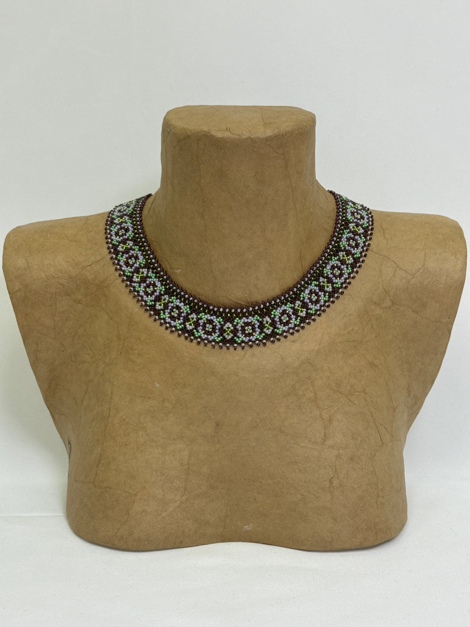 Beaded Necklace "Purple"