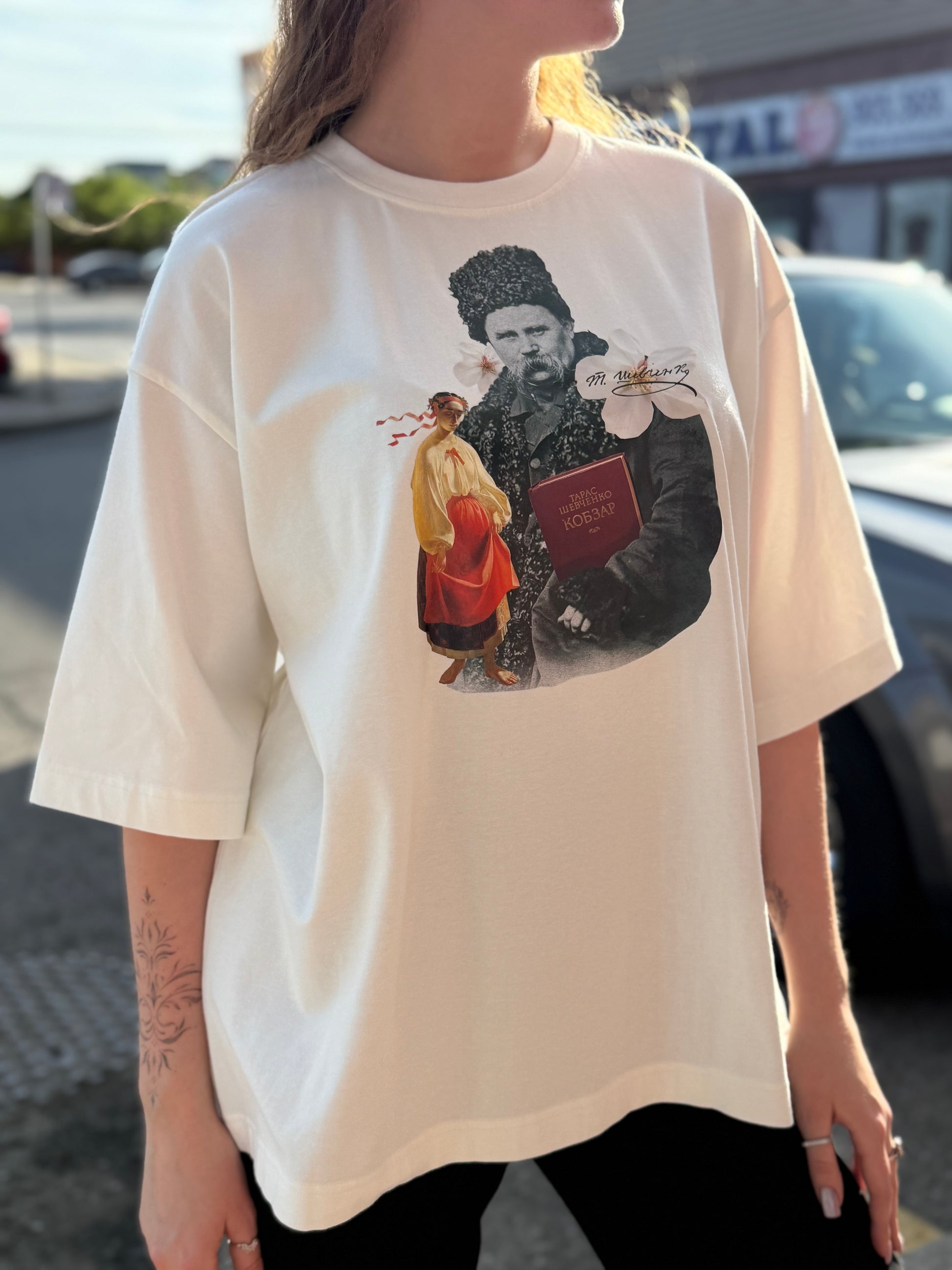 Unisex T-shirt with Taras Shevchenko Print