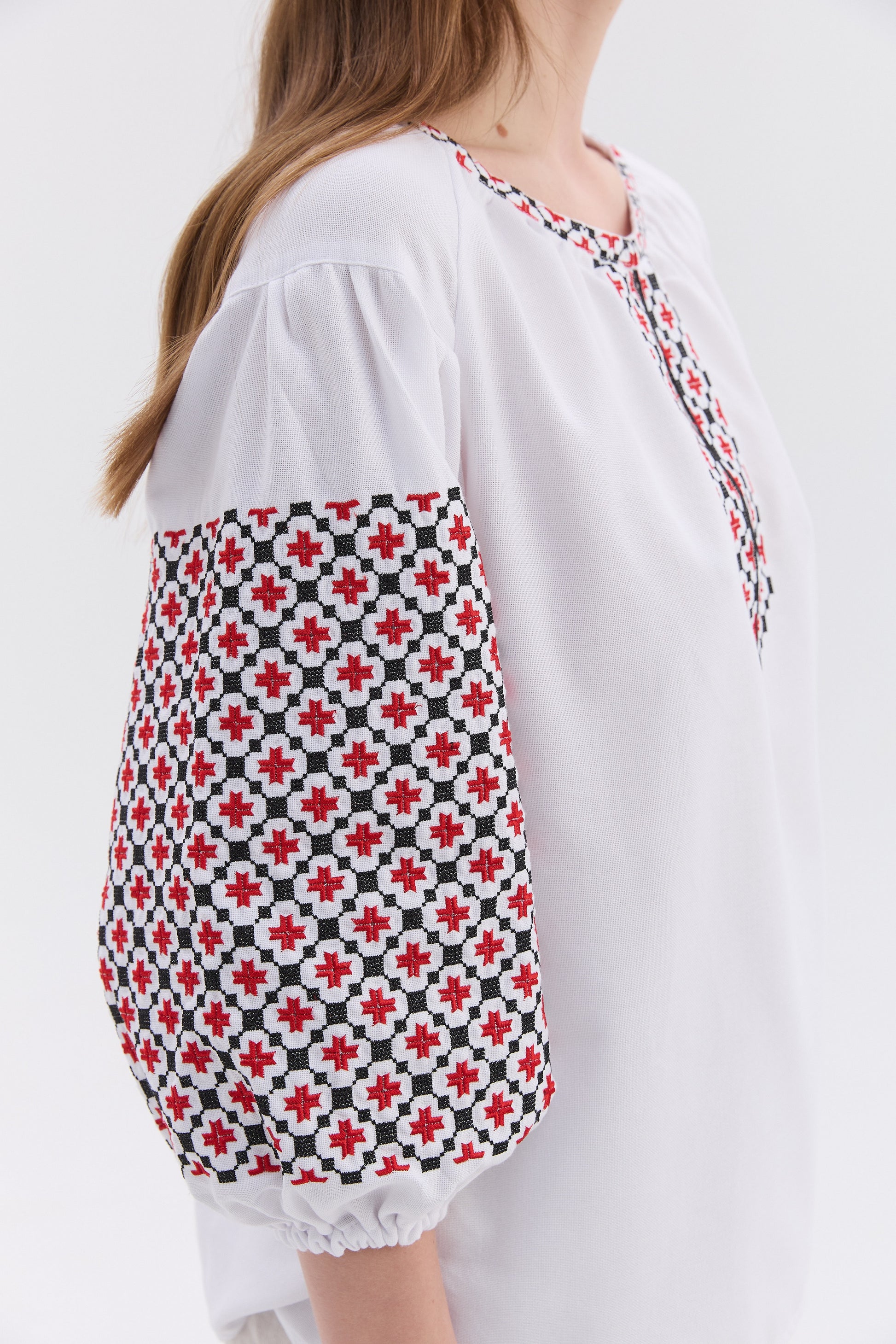 “Bandera” Embroidered Women’s Blouse