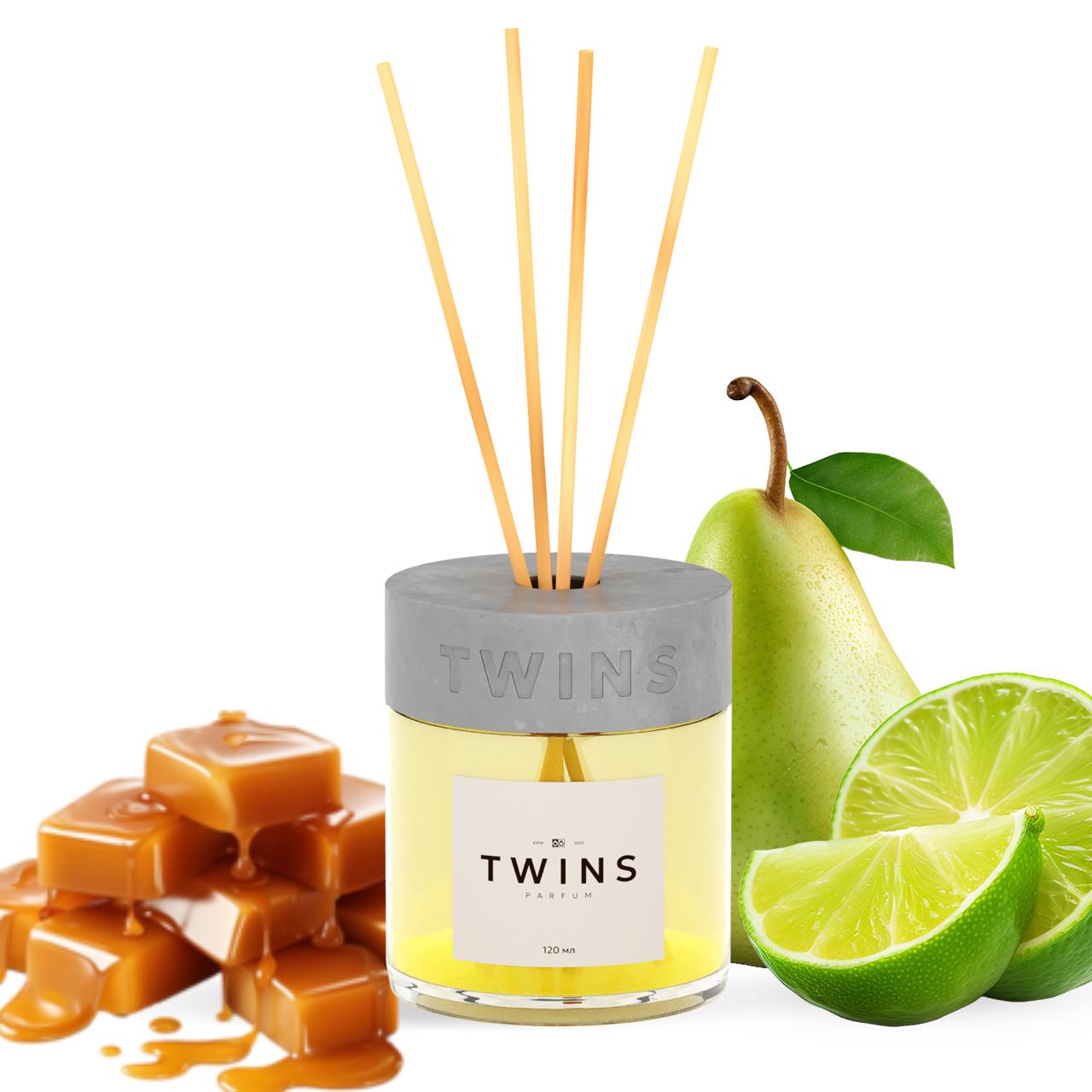 TWINS Caramelized Pear Home Diffuser – Warm, Sweet & Inviting | 120 ml