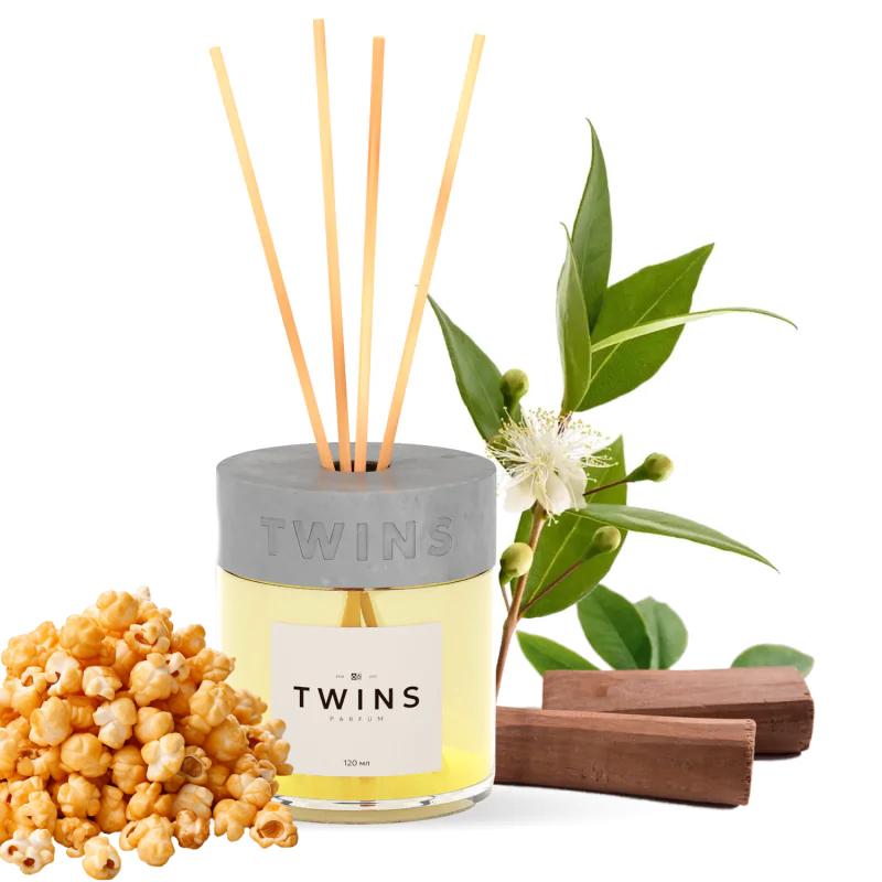 TWINS Caramel Popcorn Home Diffuser – Cozy & Delicious | 120 ml