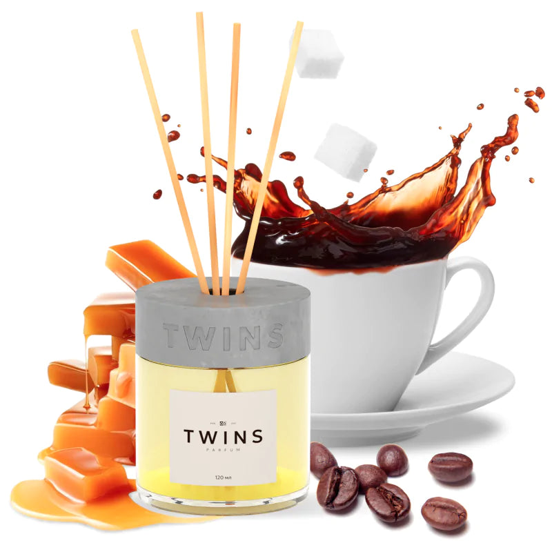 TWINS Coffee Heaven Home Diffuser – Warm, Cozy & Irresistibly Aromatic | 120 ml