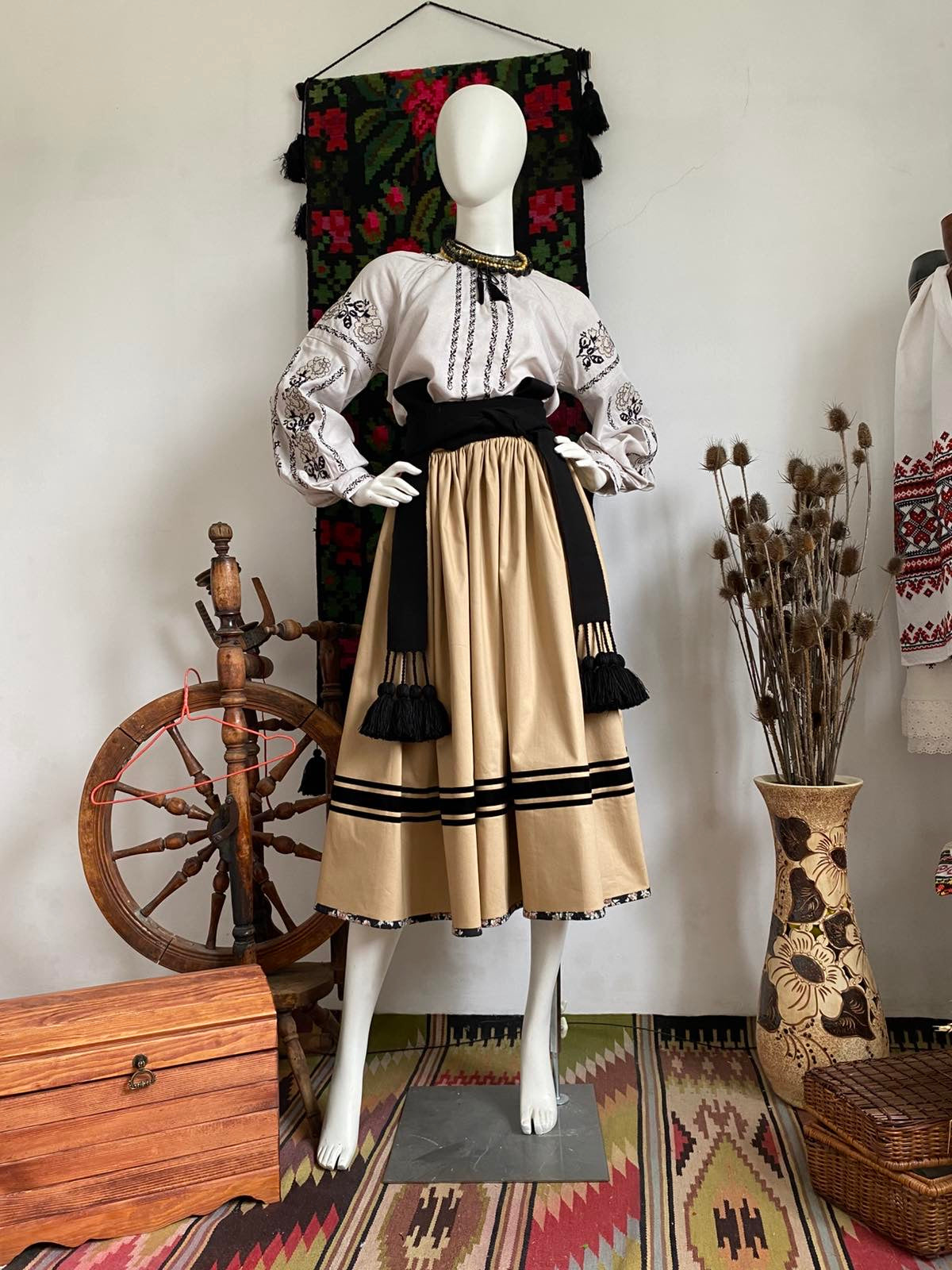 Traditional Ukrainian Women’s Midi Skirt