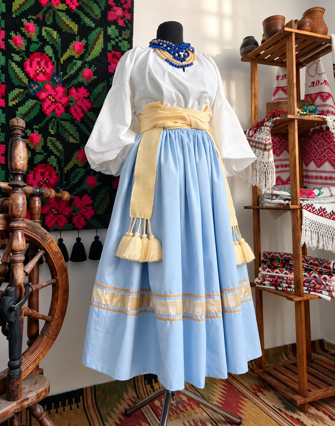 Traditional Ukrainian Women’s Midi Skirt