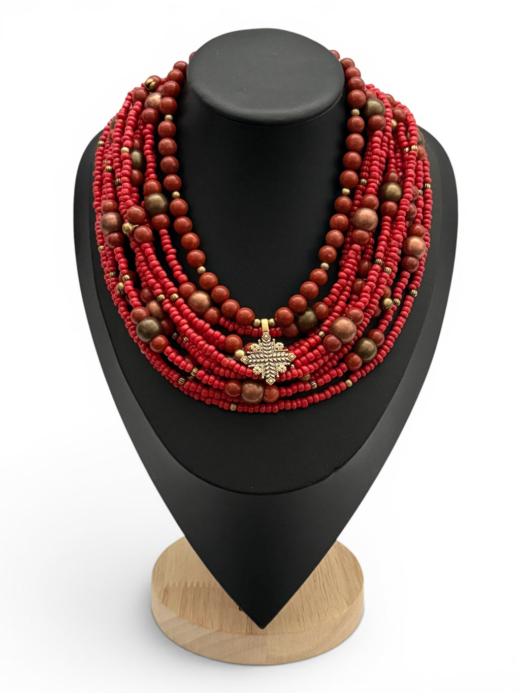 Traditional Red Necklace Set