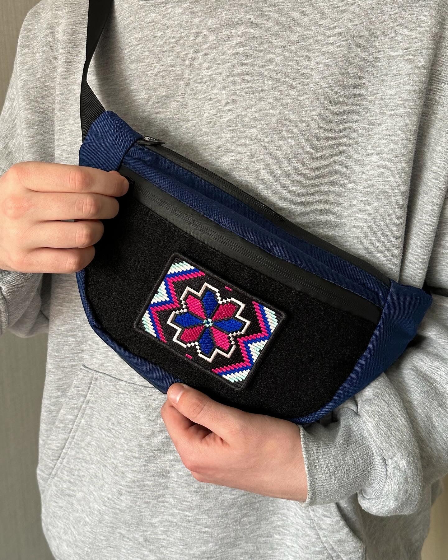 Denim Waist Bag