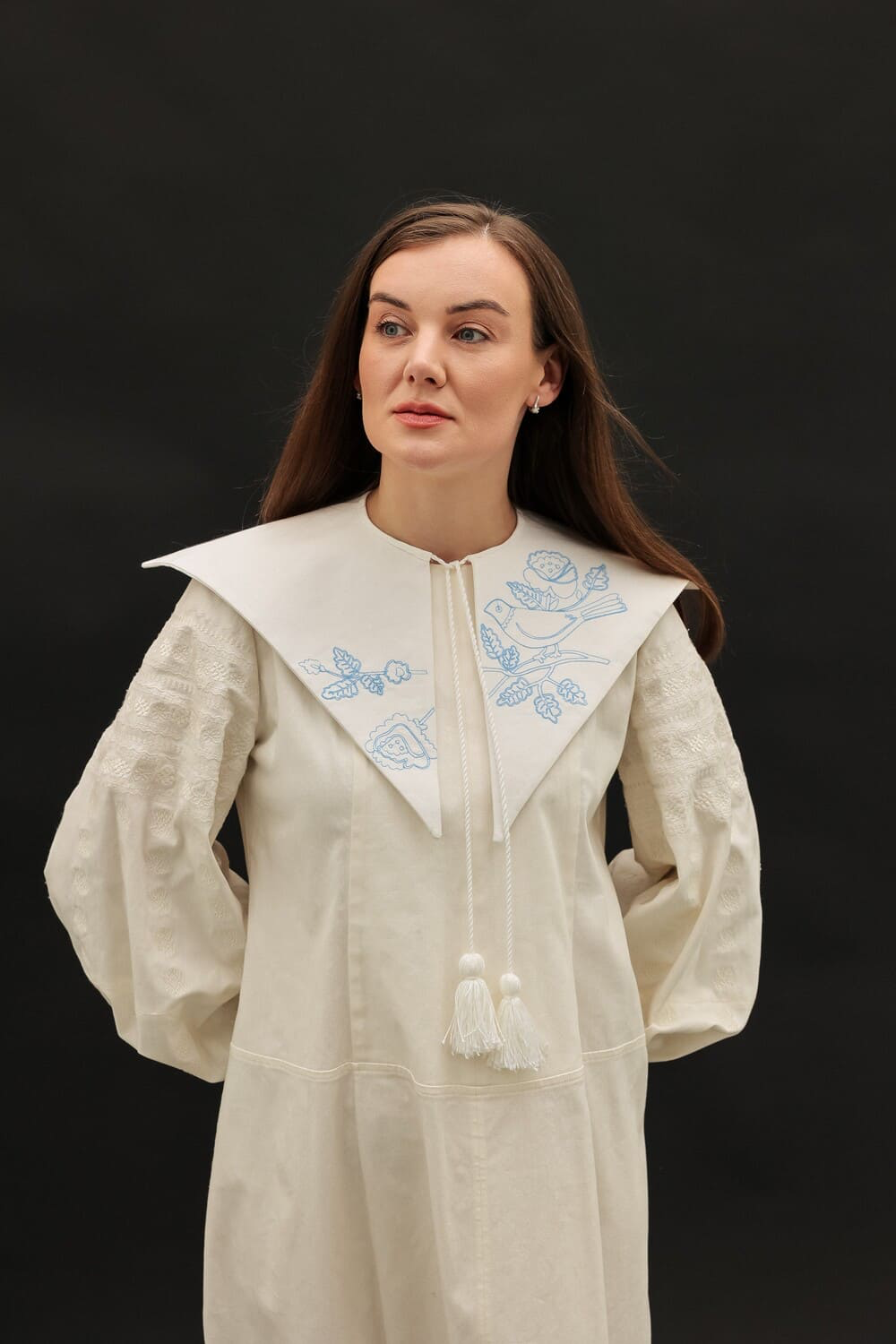 “Shchebetannia” Embroidered Detachable Collar