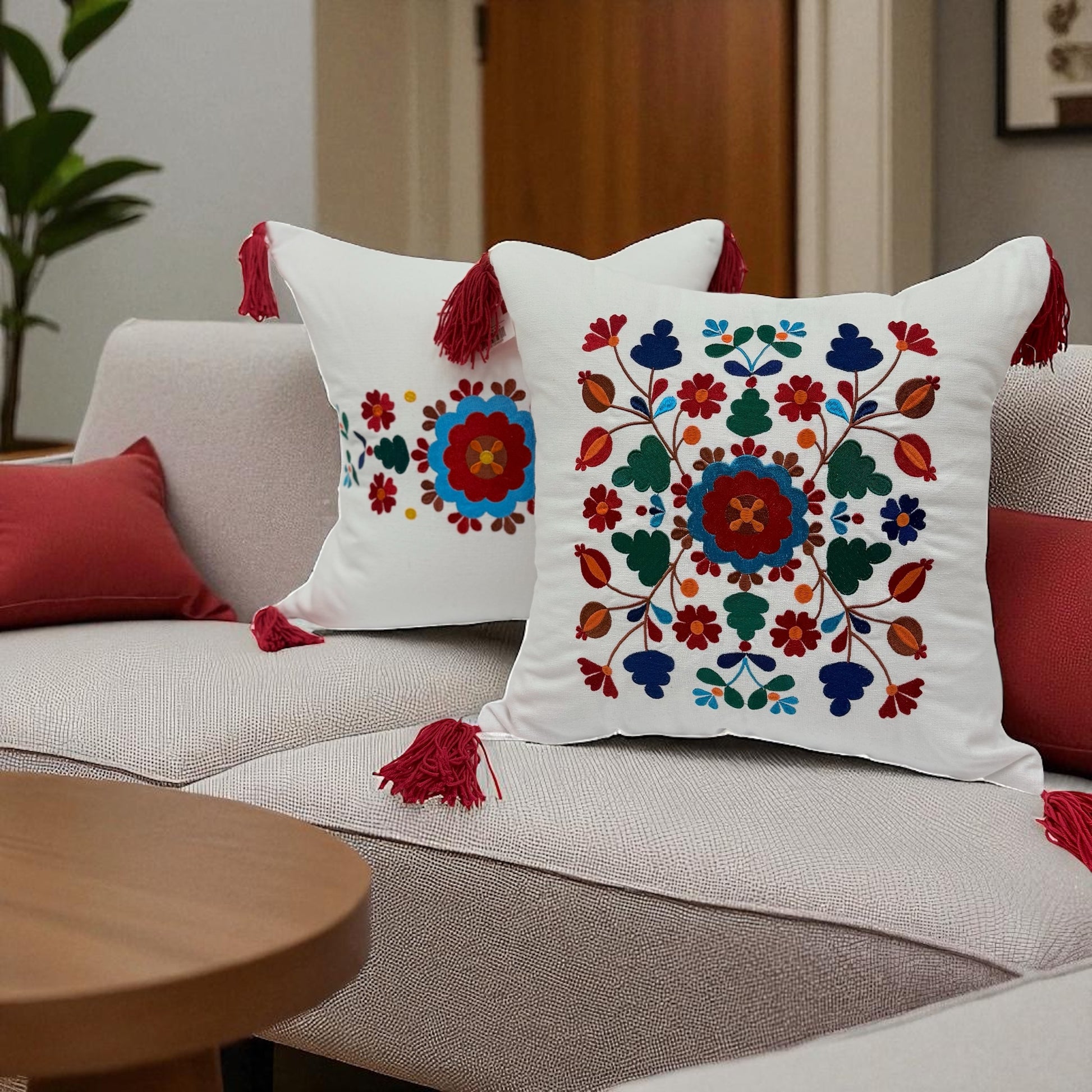 Pillow Yavorivska 50*50 "Quadroangular" (pillowcase)