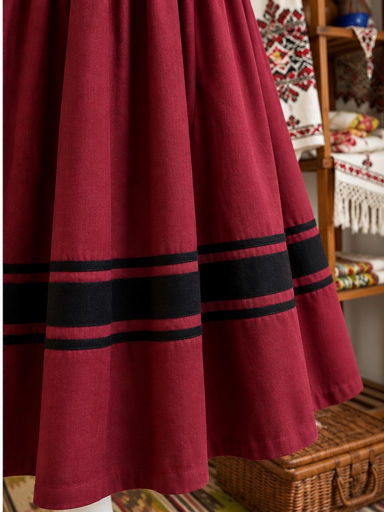 Traditional Ukrainian Women’s Midi Skirt