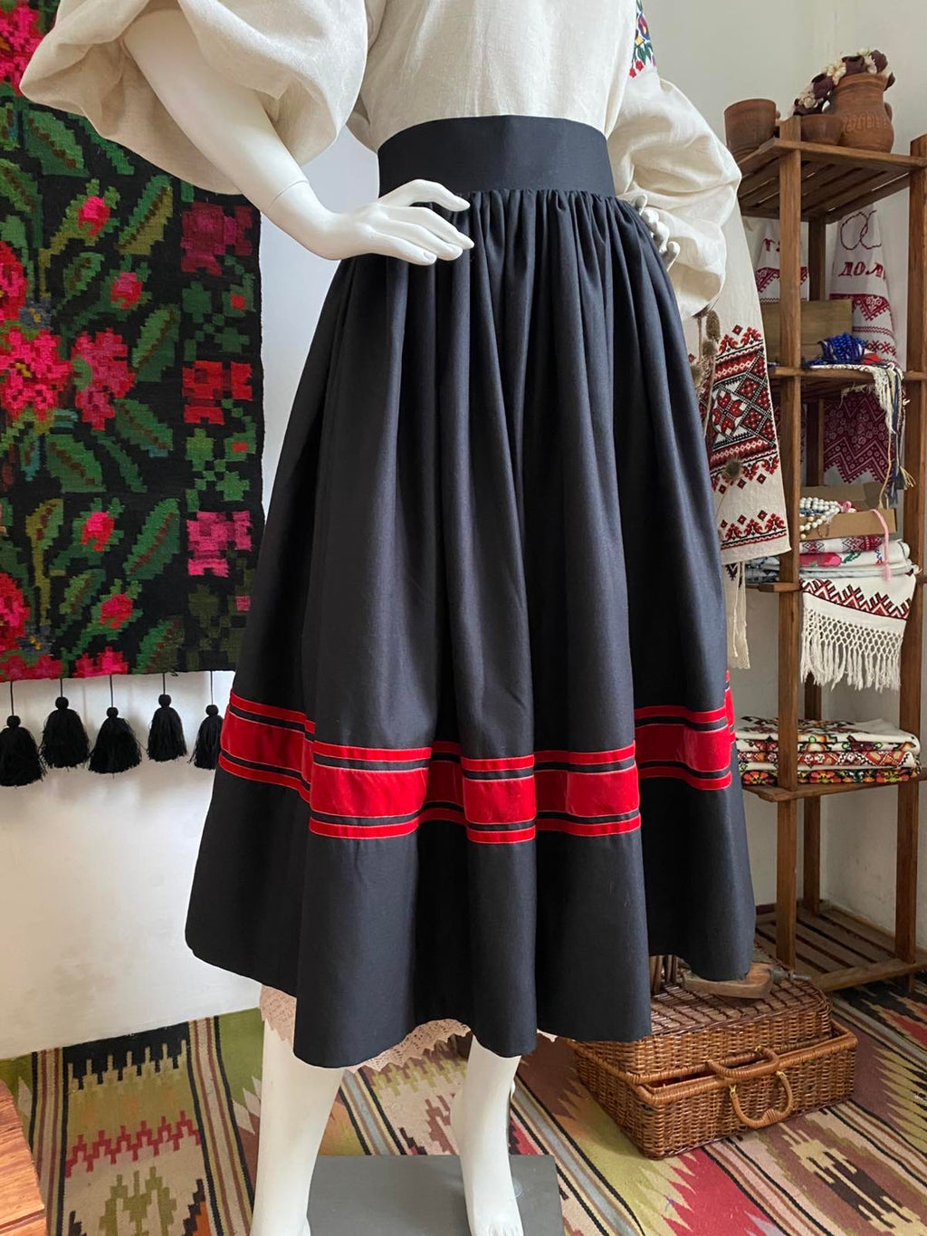 Traditional Ukrainian Women’s Midi Skirt