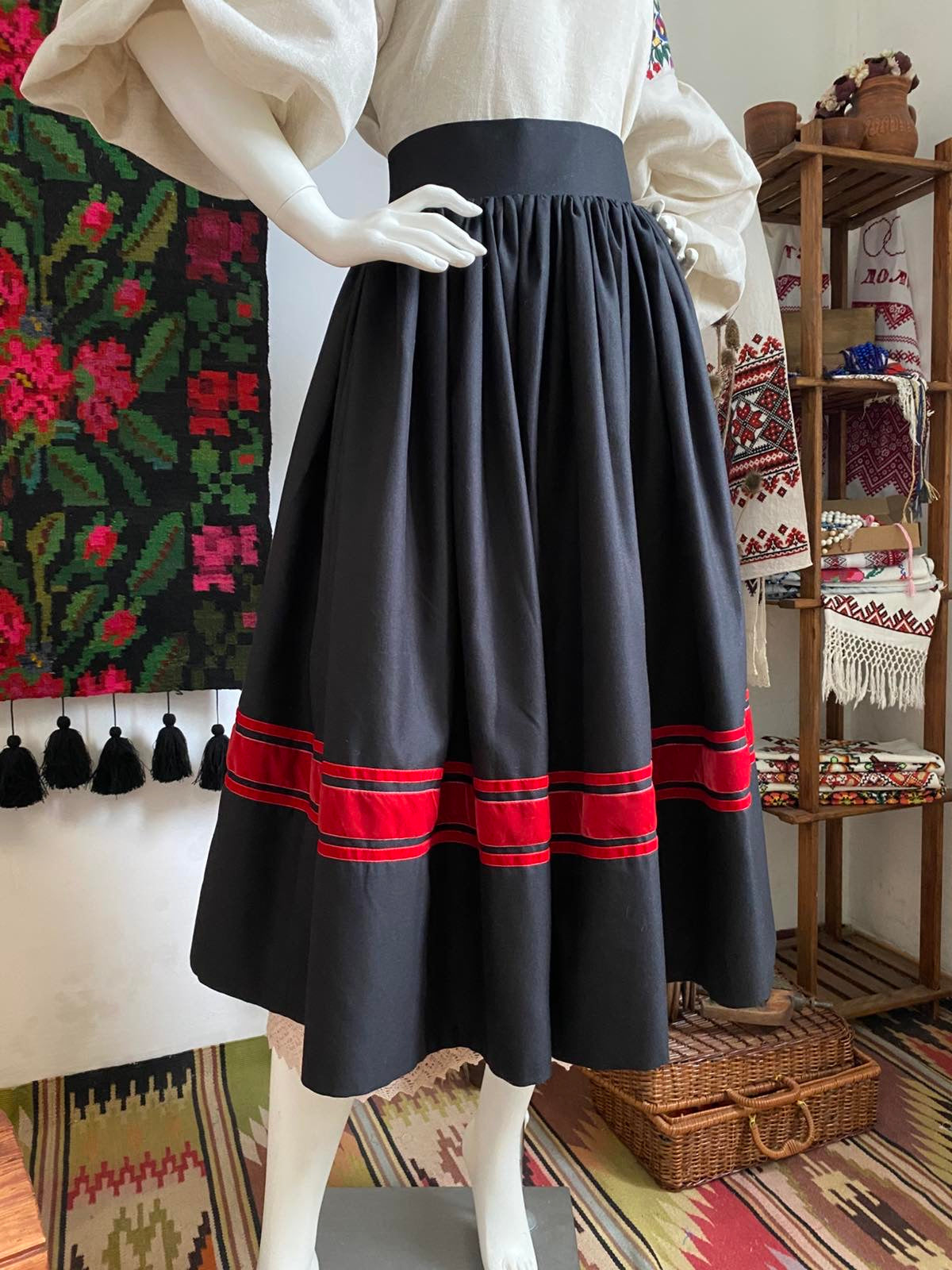Traditional Ukrainian Women’s Midi Skirt